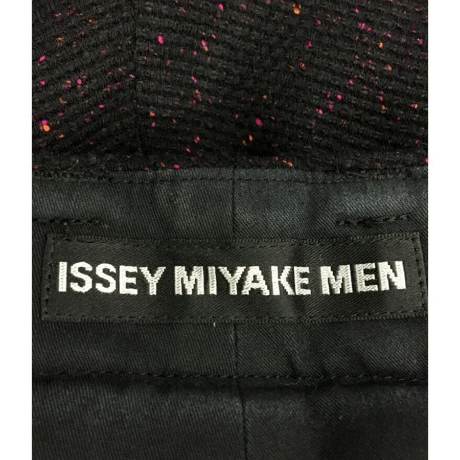 イッセイミヤケ メン NEP TWEED RED PANTS タックパンツ ME03FF073