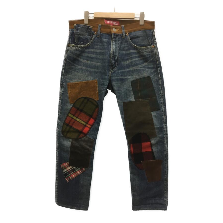 ジュンヤワタナベコムデギャルソンマン 11aw Denim Patch Work ジュンヤワタナベコムデギャルソンマン 11aw Denim Patch Work