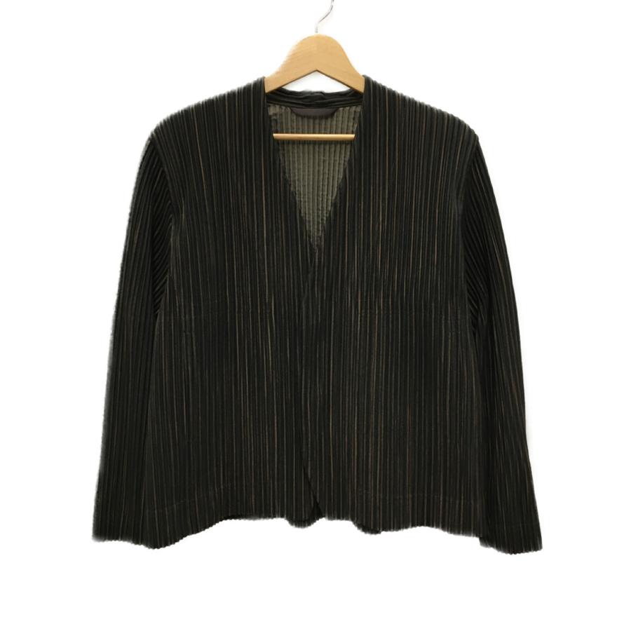 ISSEY MIYAKE MEN19AWノーカラーウールジャケット ISSEY MIYAKE MEN ノーカラーグレーウールジャケット 2025年最新