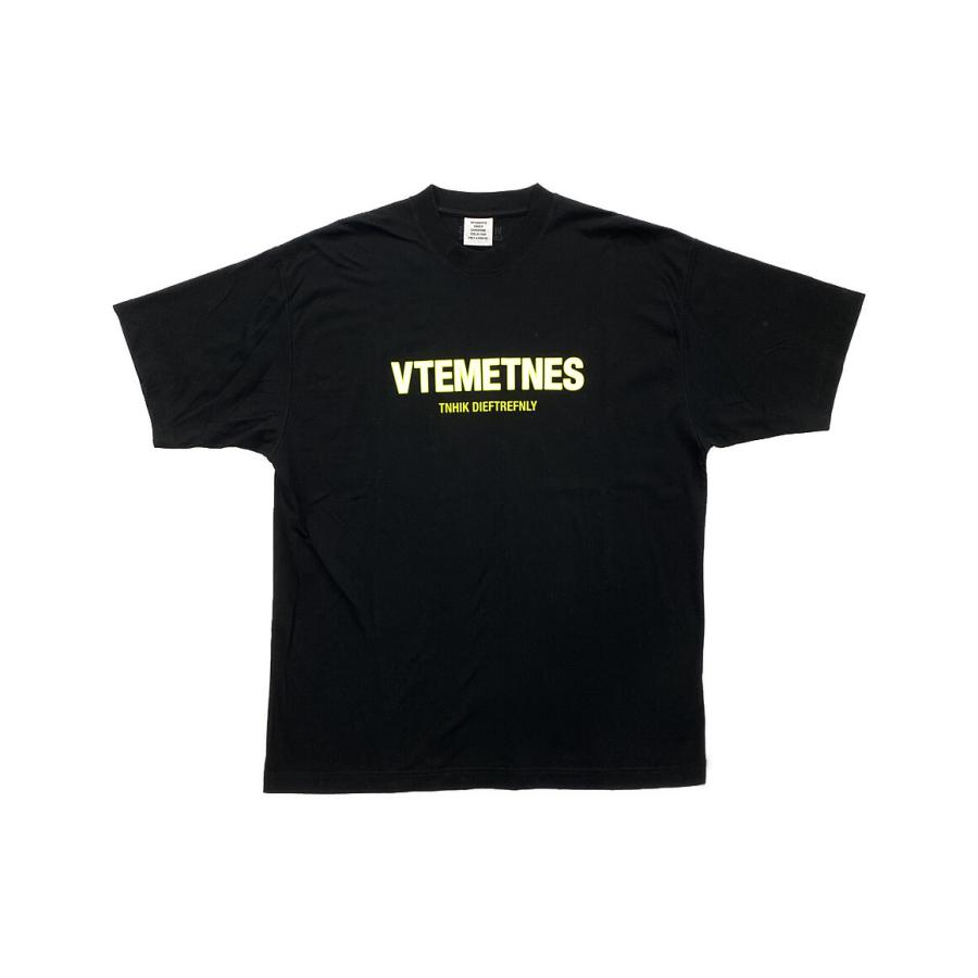 美品 ヴェトモン 半袖Tシャツ フロントVETEMENTSロゴ UE52TR170B  