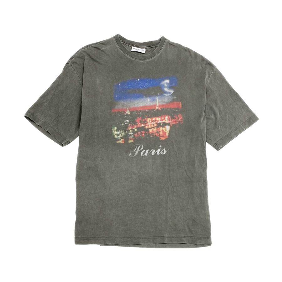 バレンシアガ 半袖Tシャツ Parice Tee グレー レディース SIZE