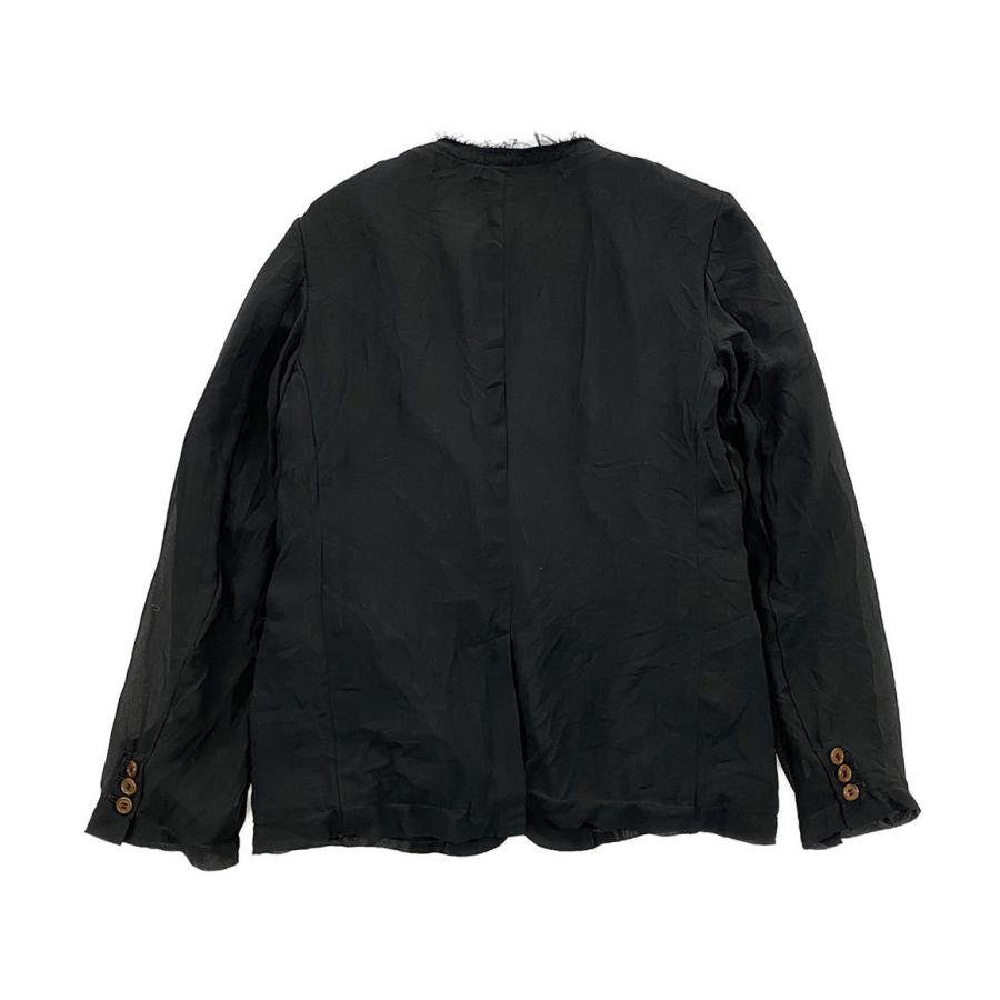 コムデギャルソン ノーカラージャケット 裏地フリル RK-J011
