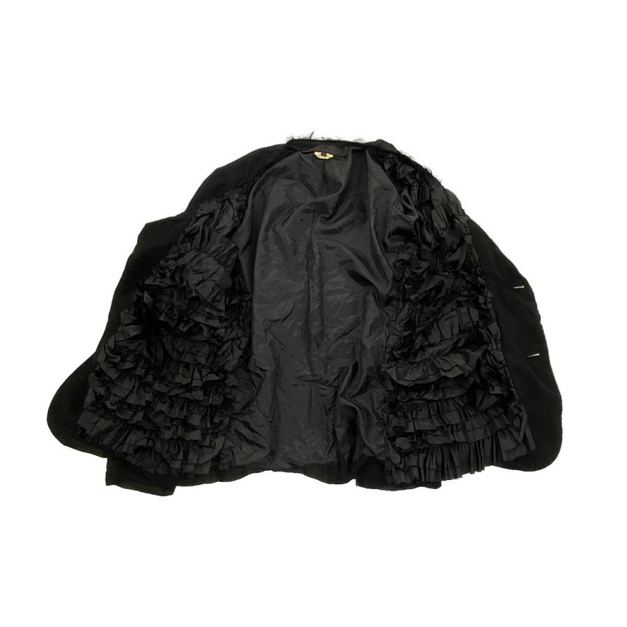 コムデギャルソン ノーカラージャケット 裏地フリル RK-J011
