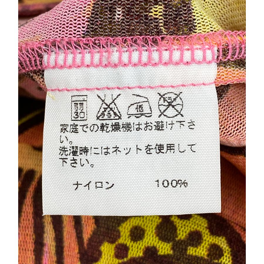 美品 プリーツプリーズ パーカー 漫画ふきだし総柄 07ss レディース