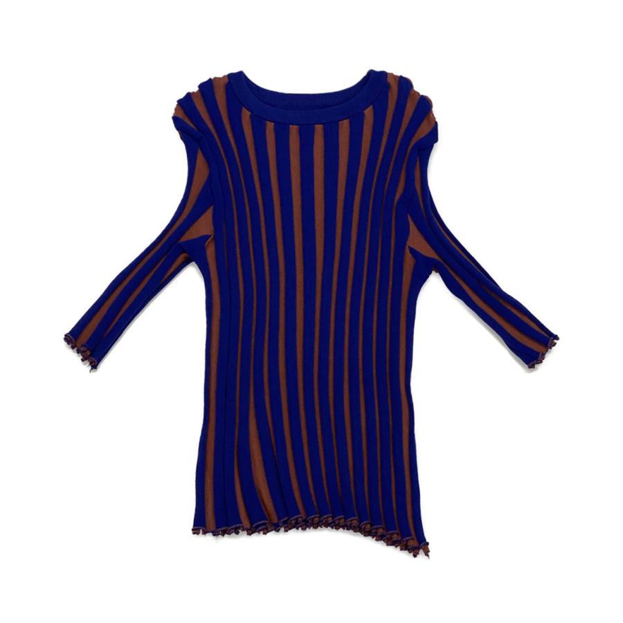 プリーツプリーズ ニット プリーツニットカットソー 19aw レディース  