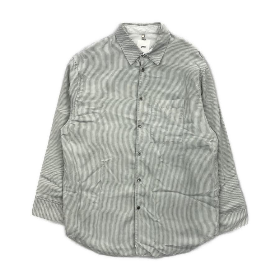 オーエーエムシー ジャケット HENRY SHIRT STRIPED メンズ SIZE S OAMC 
