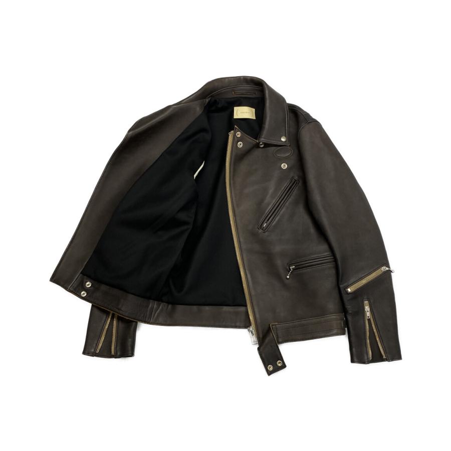 カンタータ ライダースジャケット ダブル British Leather JKT