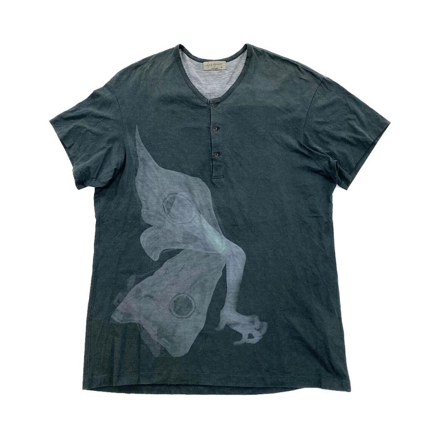 ヨウジヤマモト 半袖Tシャツ 内田柄ヘンリーTシャツ 20SS メンズ SIZE 