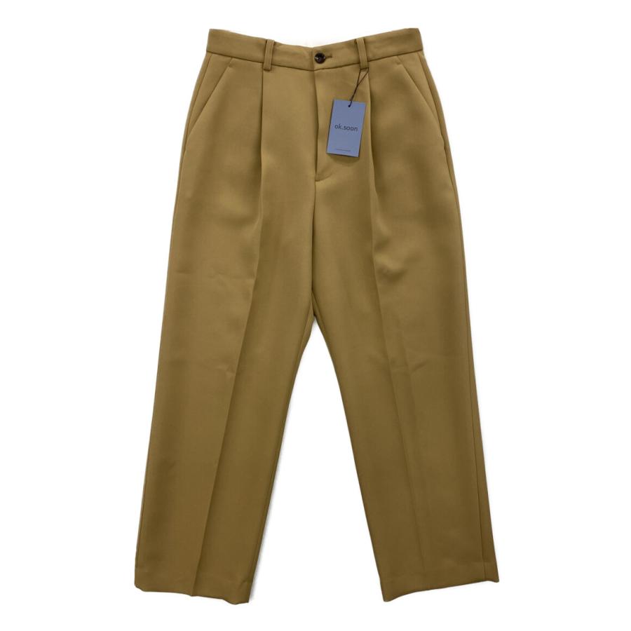 美品 オクスン パンツ 2タック テーパード レディース SIZE L ok soon