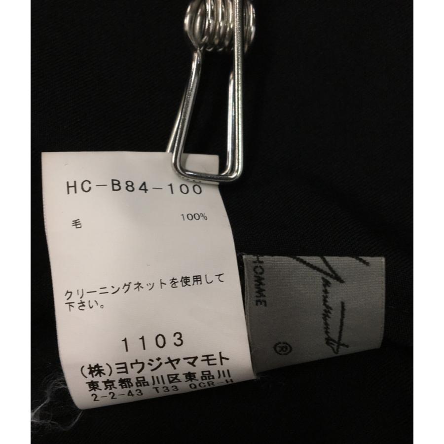 美品 ヨウジヤマモトプールオム ウールギャバ ロングシャツ 19AW 