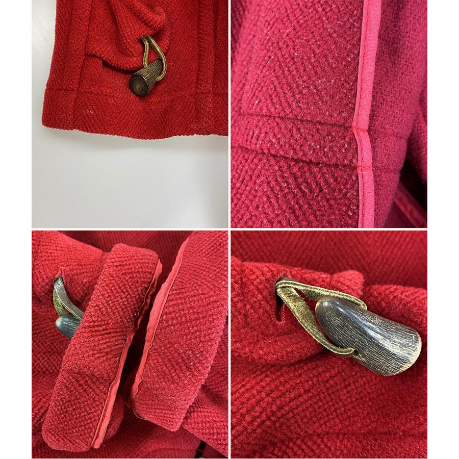 グレンフェル ダッフルコート レッド レディース SIZE 34 Grenfell