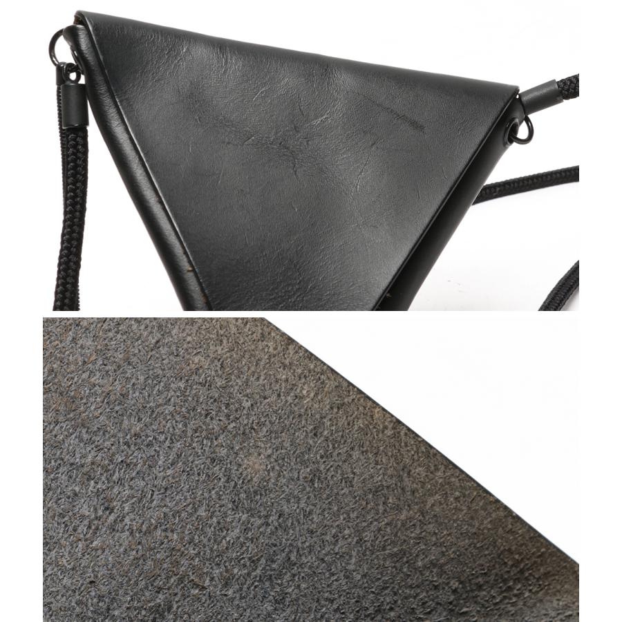 Maison Margiela ブラックレザーケース オリガミポーチ Maison Margiela Black Leather Collapsible Origami Bag | eBay