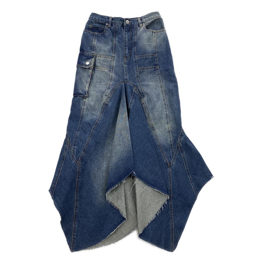 プランクプロジェクト デニムスカート Wavy Hem Denim Skirt 