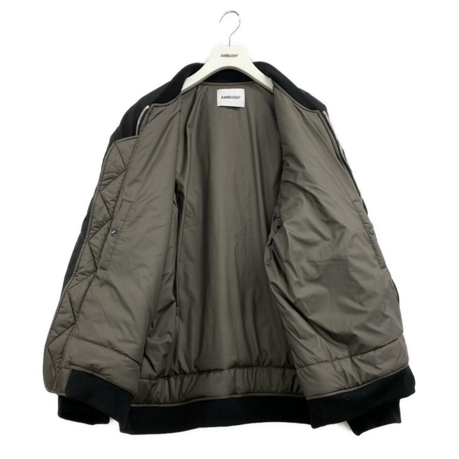 アンブッシュ ミリタリージャケット ロゴパッチボンバー  