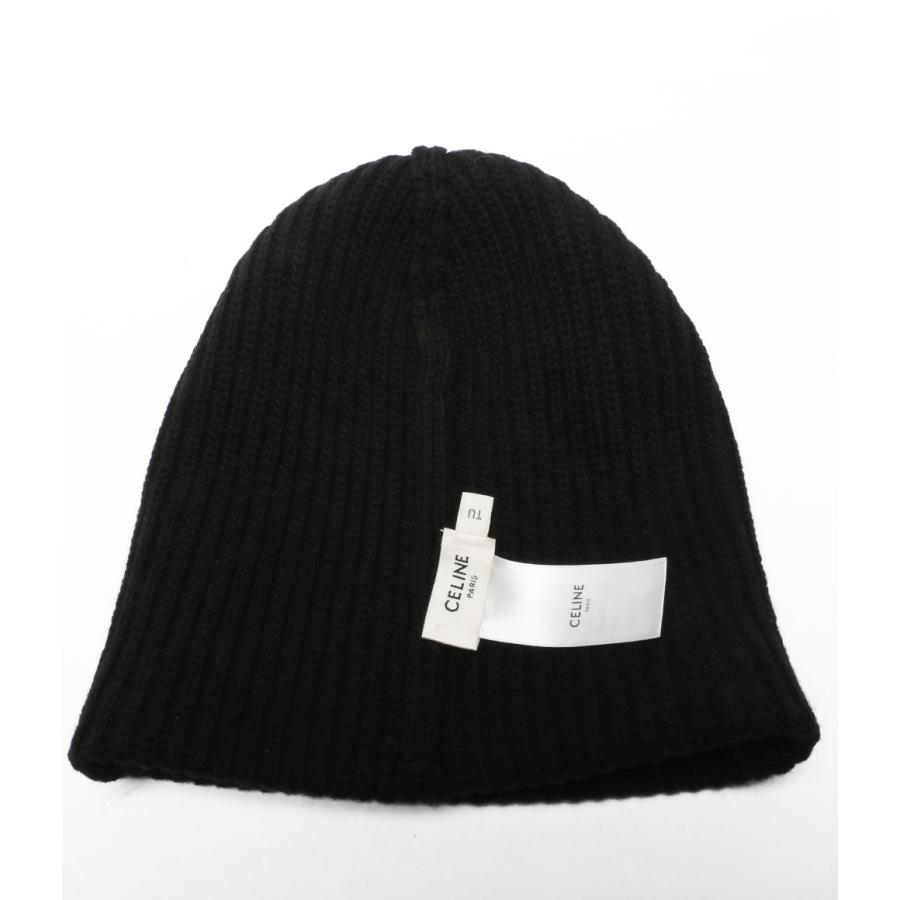 新品未使用　セリーヌロゴニット帽 セリーヌ ロゴニット帽 21aw レディース SIZE TU CELINE 中古