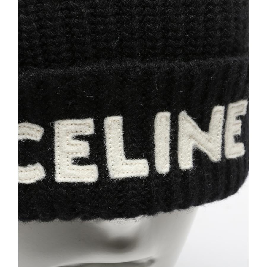 新品未使用　セリーヌロゴニット帽 セリーヌ ロゴニット帽 21aw レディース SIZE TU CELINE 中古