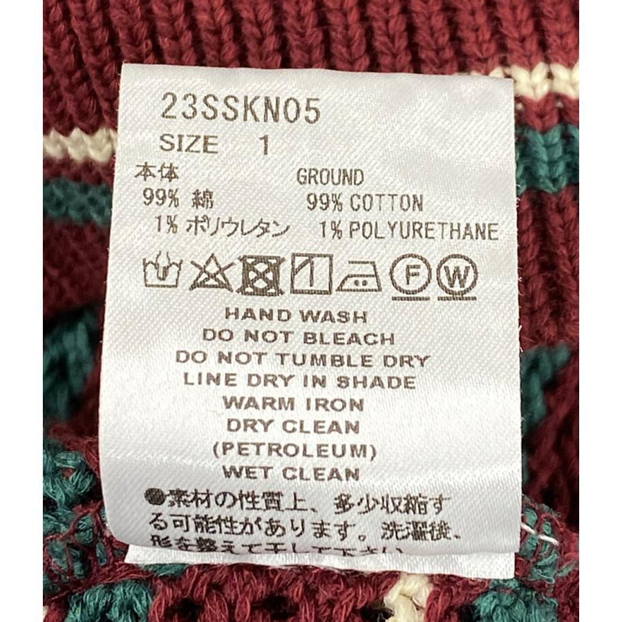 シュガーヒル 半袖ニット MULTI STRIPE COTTON KNIT TEE 23ss メンズ 