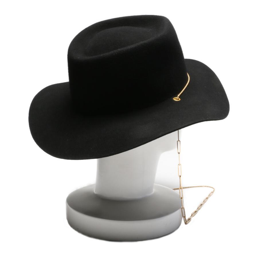 Van PALMA ウール ハット 美品 ヴァンパルマ ハット チェーンウールハット レディース