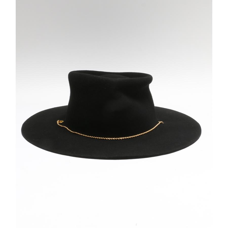 Van PALMA ウール ハット 美品 ヴァンパルマ ハット チェーンウールハット レディース