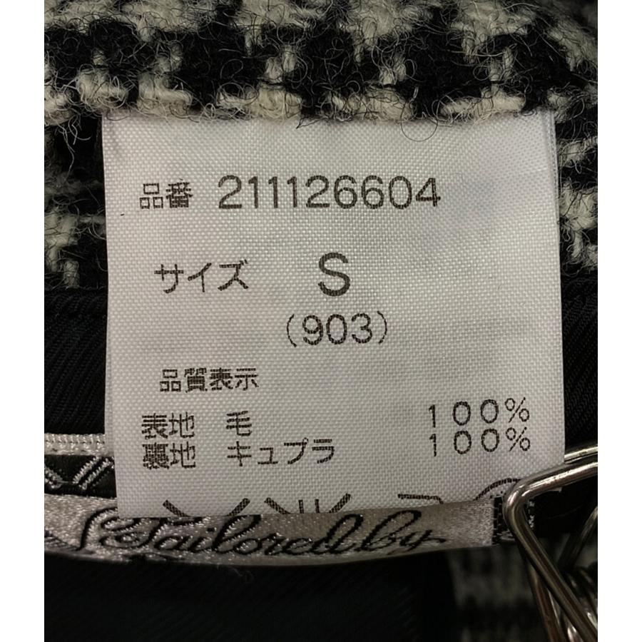 ラグスマックレガー コート チェック ブラック ホワイト 16AW