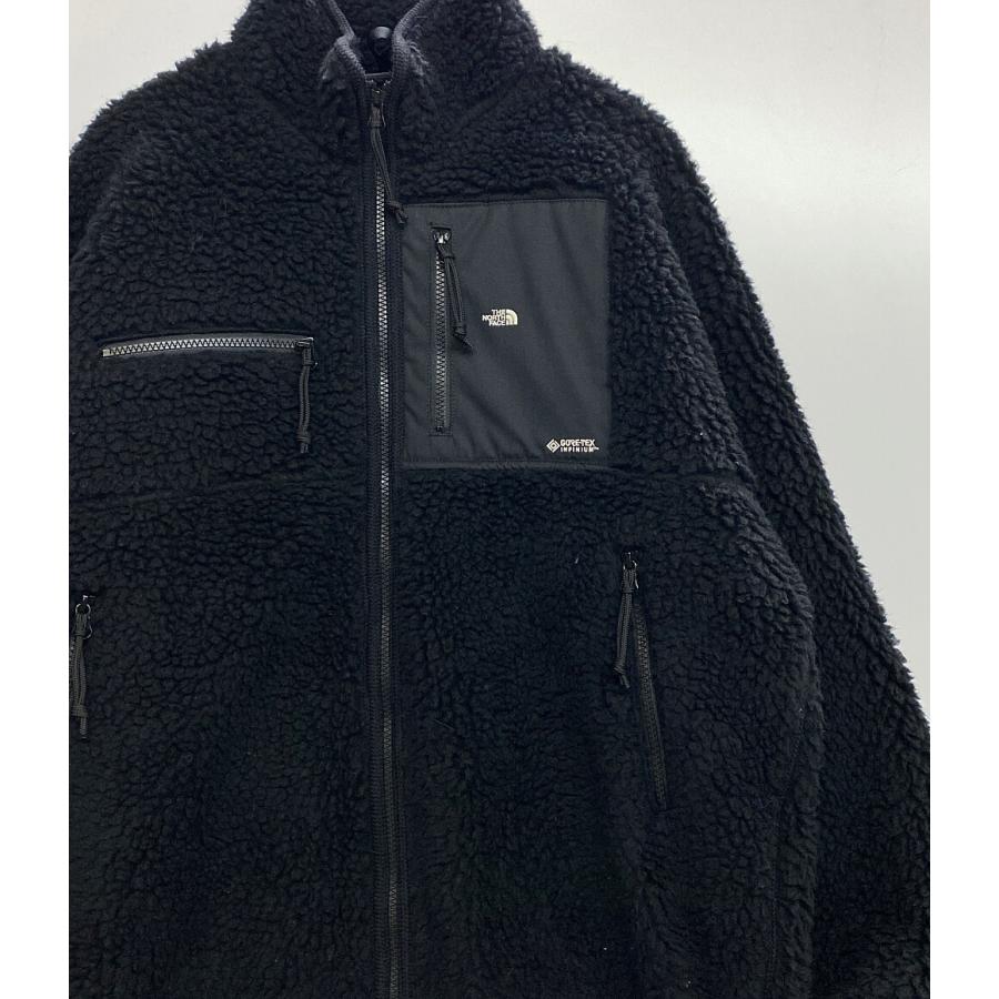 ノースフェイス パープルレーベル ウール ボア フリース ロング コート M 黒 THE NORTH FACE PURPLE LABEL - Wool Boa Fleece Long Coat