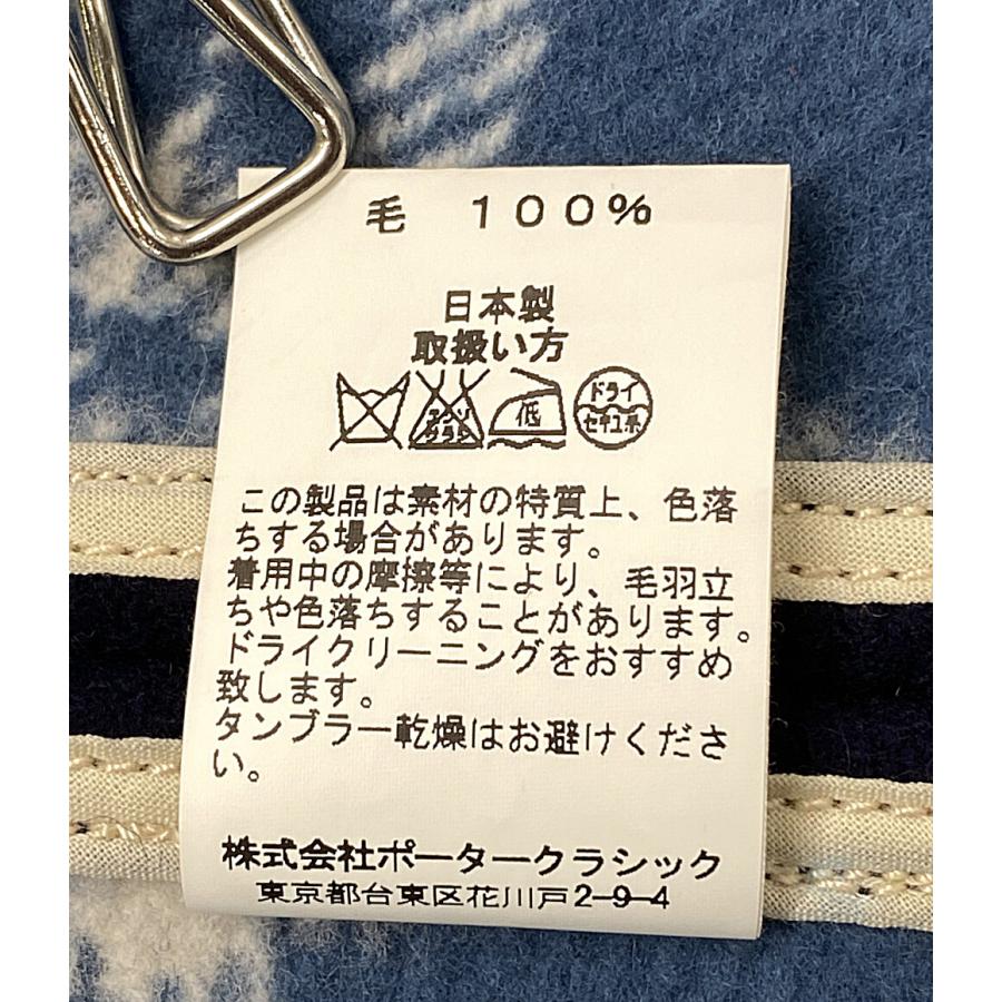 ポータークラシック フード付きポンチョ MELTON CLOAK 16AW メンズ 