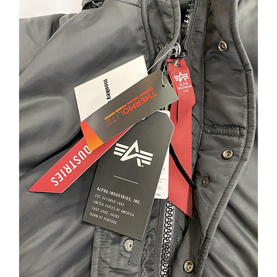 美品 アルファ モンキータイム ナイロンジャケット cold weather parka