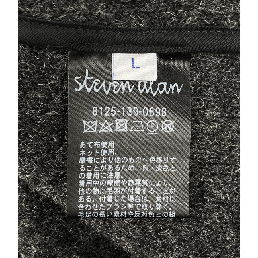 スティーブンアラン ステンカラーコート KNIT FLEC HALF