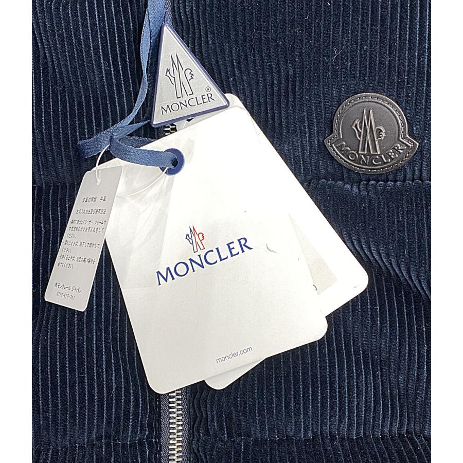 モンクレール ベスト ACRAB GILET コーデュロイ ネイビー メンズ SIZE
