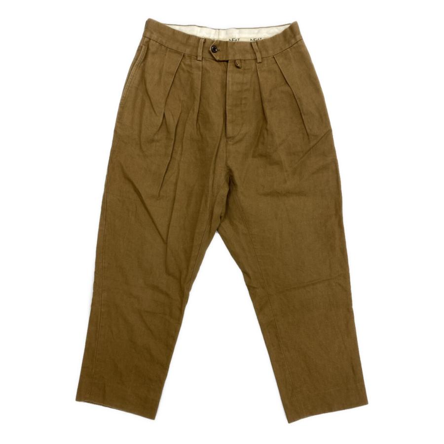 NEAT スラックス 2タック パンツ サイズ44 ニート パンツ 2タックコットンワークスラックス メンズ SIZE 44