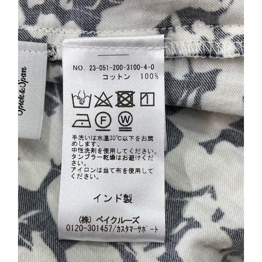 【専用です】フラワープリントブラウス  spick and span スピックアンドスパン ツートーンフラワープリントブラウス 23AW EY46
