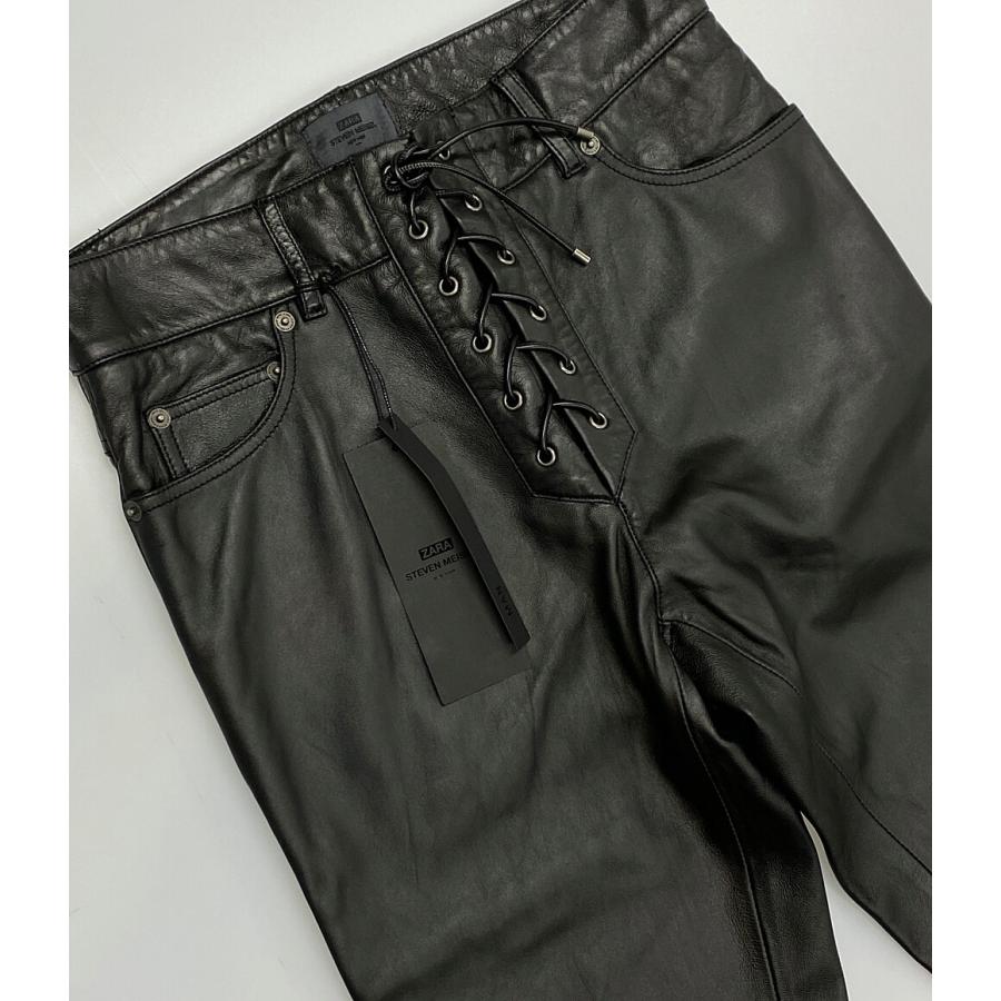ザラ レザーパンツ STEVEN MEISEL メンズ SIZE 36 ZARA 中古