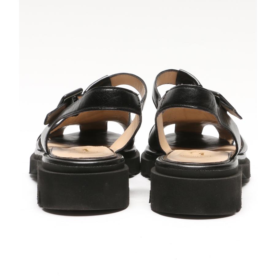 新品未使用　Luca Grossi グルカサンダル　38 Luca Grossi made in Italy／グルカ厚底ミュールサンダル（luca736）