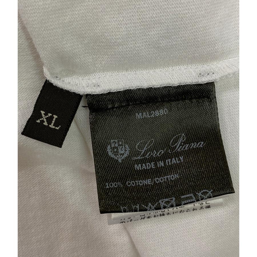 ロロピアーナ フジワラヒロシ 半袖Tシャツ ホワイト メンズ ロロピアーナ フジワラヒロシ 半袖Tシャツ ホワイト メンズ