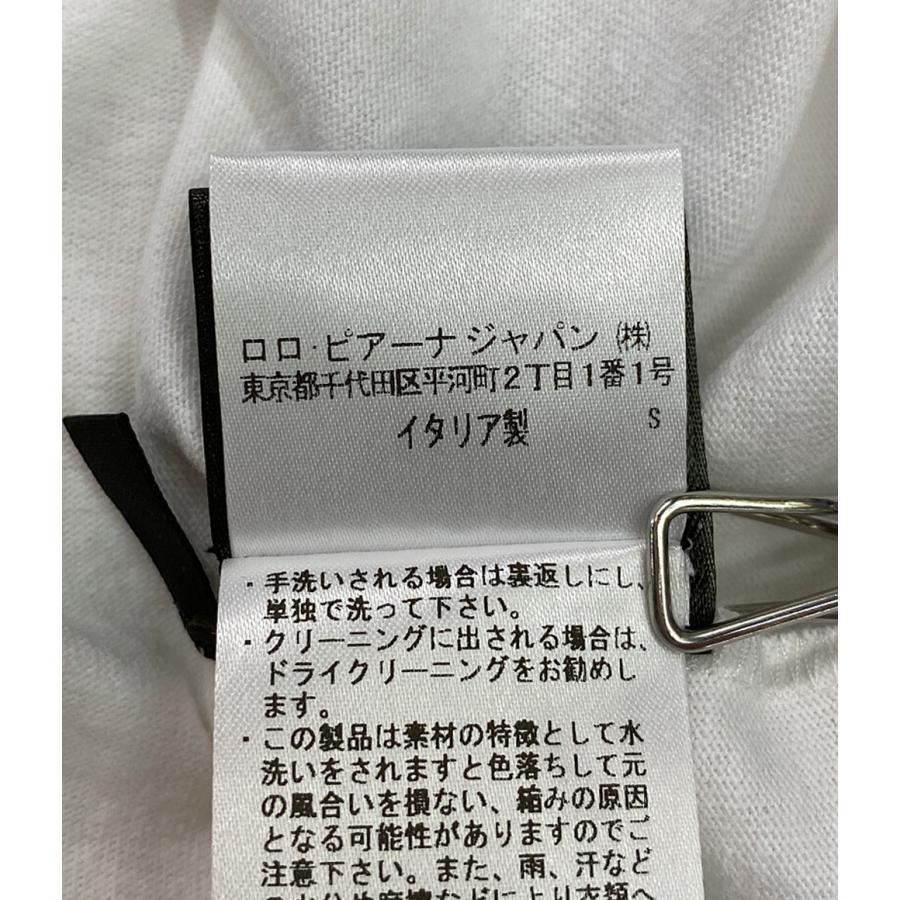ロロピアーナ フジワラヒロシ 半袖Tシャツ ホワイト メンズ ロロピアーナ フジワラヒロシ 半袖Tシャツ ホワイト メンズ