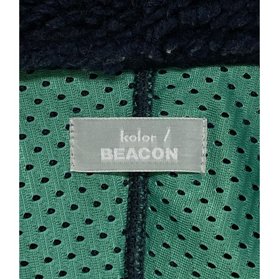 kolor beacon 再構築スウェット KOLOR BEACON [ カラービーコン ] 23AW ドッキング ハーフジップ