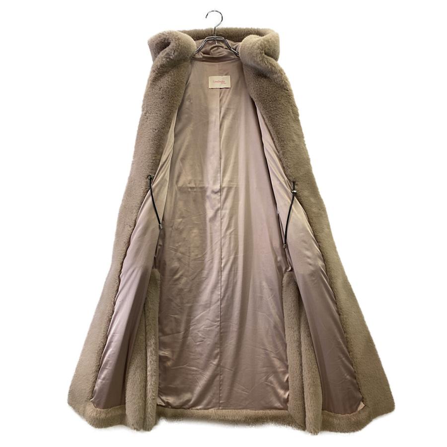 美品✨Lemonplet レモンプレットエコファーベストリボン付き カーキ‼️ Lemonplet レモンプレット エコファーベスト 人気 完売品 カーキ 美品