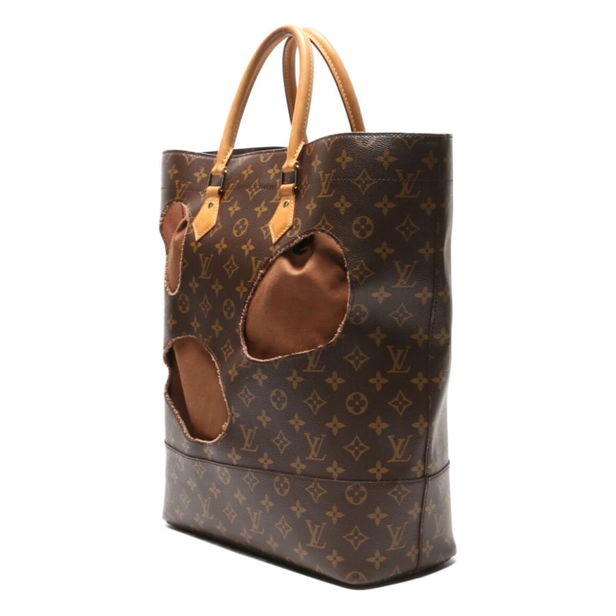 a..m ＊Louis Vuitton ロゴ入りトートバッグ カゴバッグ ルイヴィトン コムデギャルソン トートバッグ ウィズホールズ 14AW