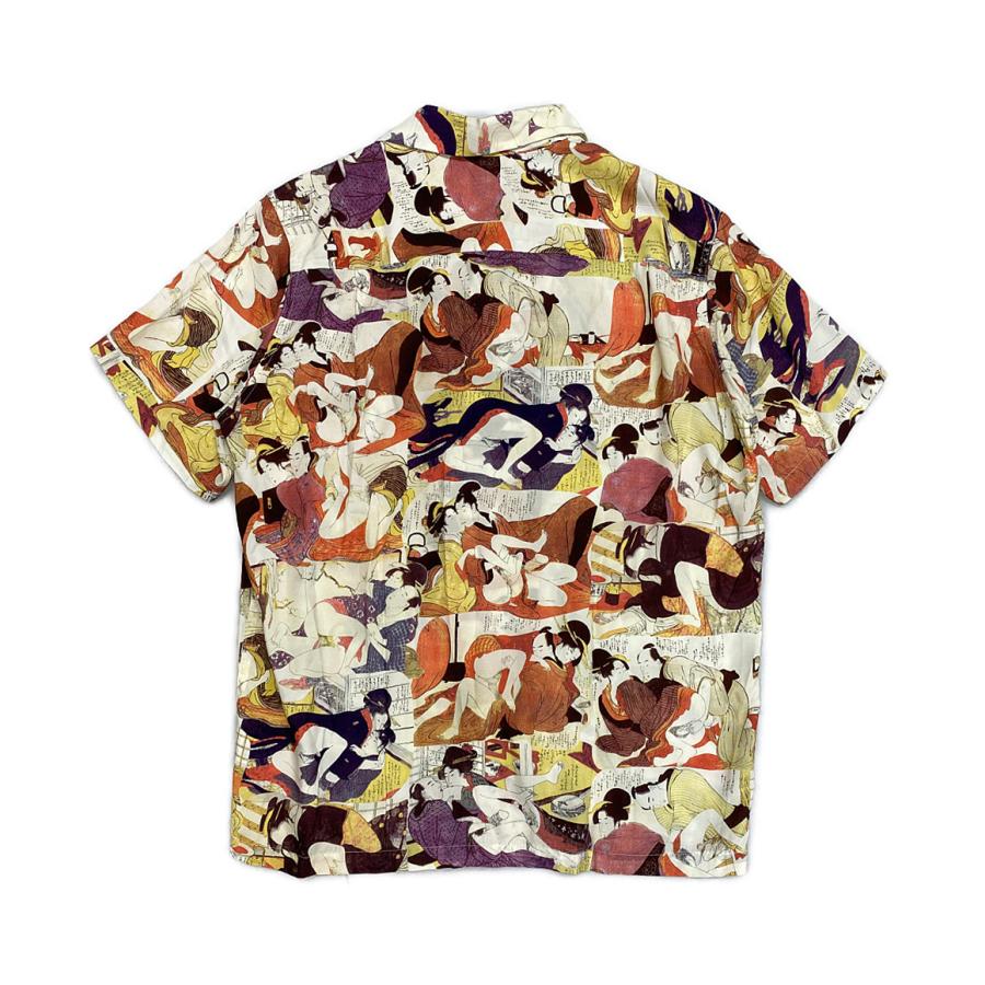 本日限定価格　ワコマリア　マリア柄オープンシャツ WACKO MARIA（ワコマリア） 半袖シャツ 春画 オープンカラー 19SS