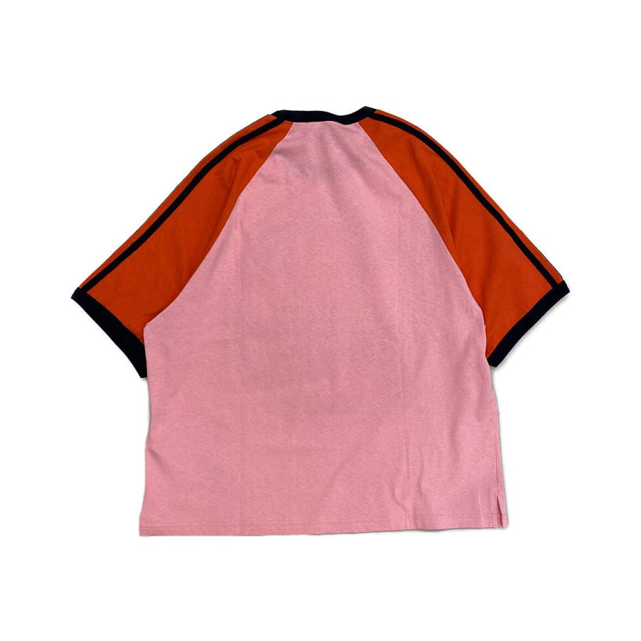 美品 グッチ アディダス 半袖Tシャツ ピンク メンズ SIZE S GUCCI 