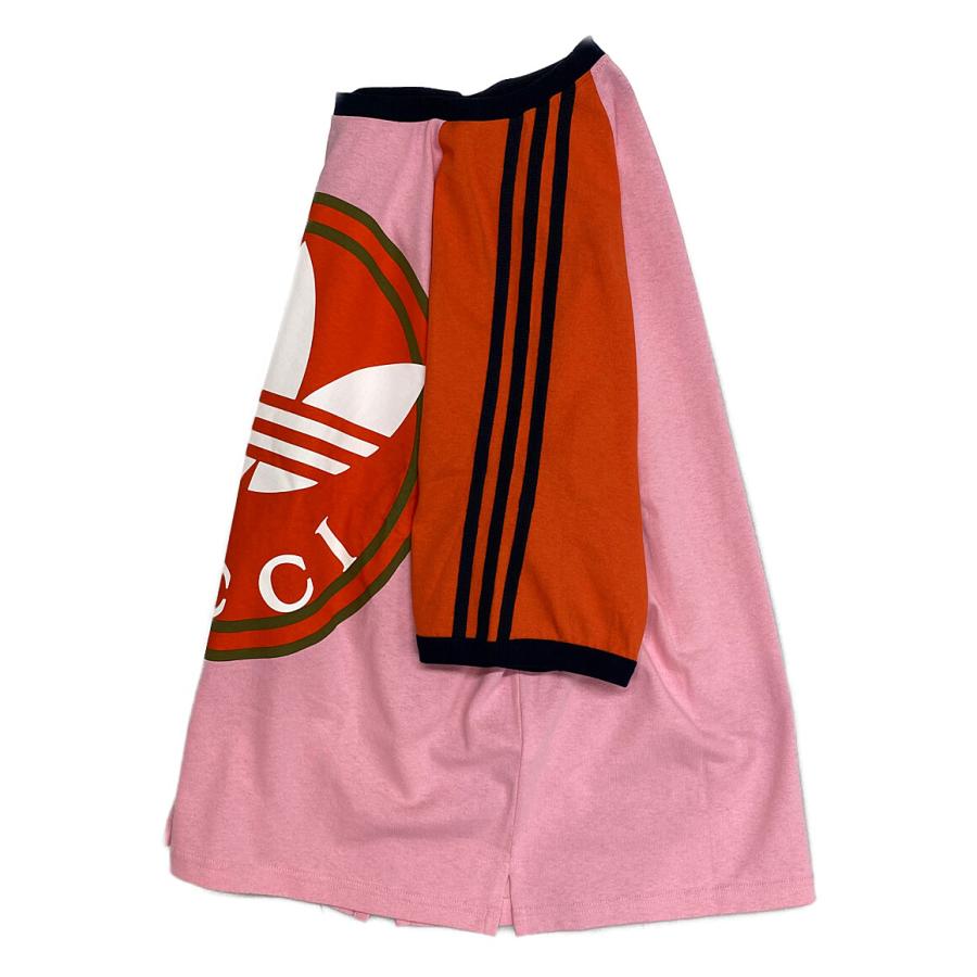 美品 グッチ アディダス 半袖Tシャツ ピンク メンズ SIZE S GUCCI 