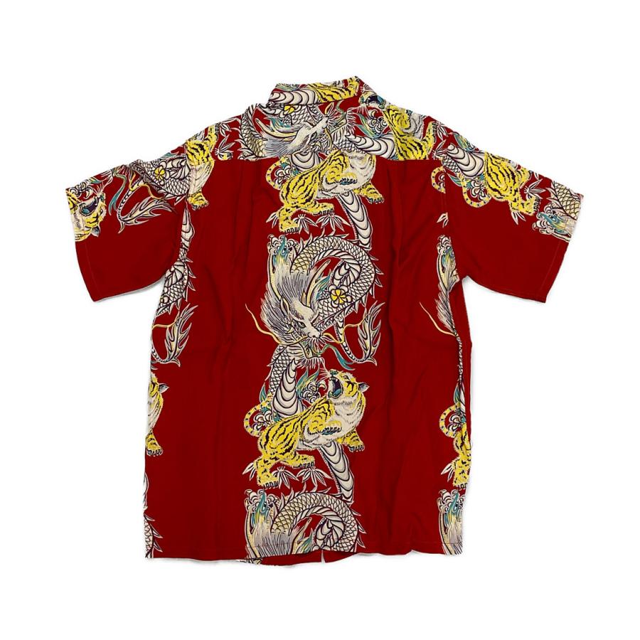 美品 サンサーフ アロハシャツ TORNADO TIGER SHIRT SS38417