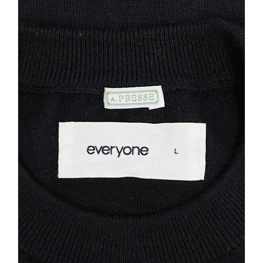 アプレッセ エブリワン ニット Cashmere CrewNeck Sweater 23AW メンズ 