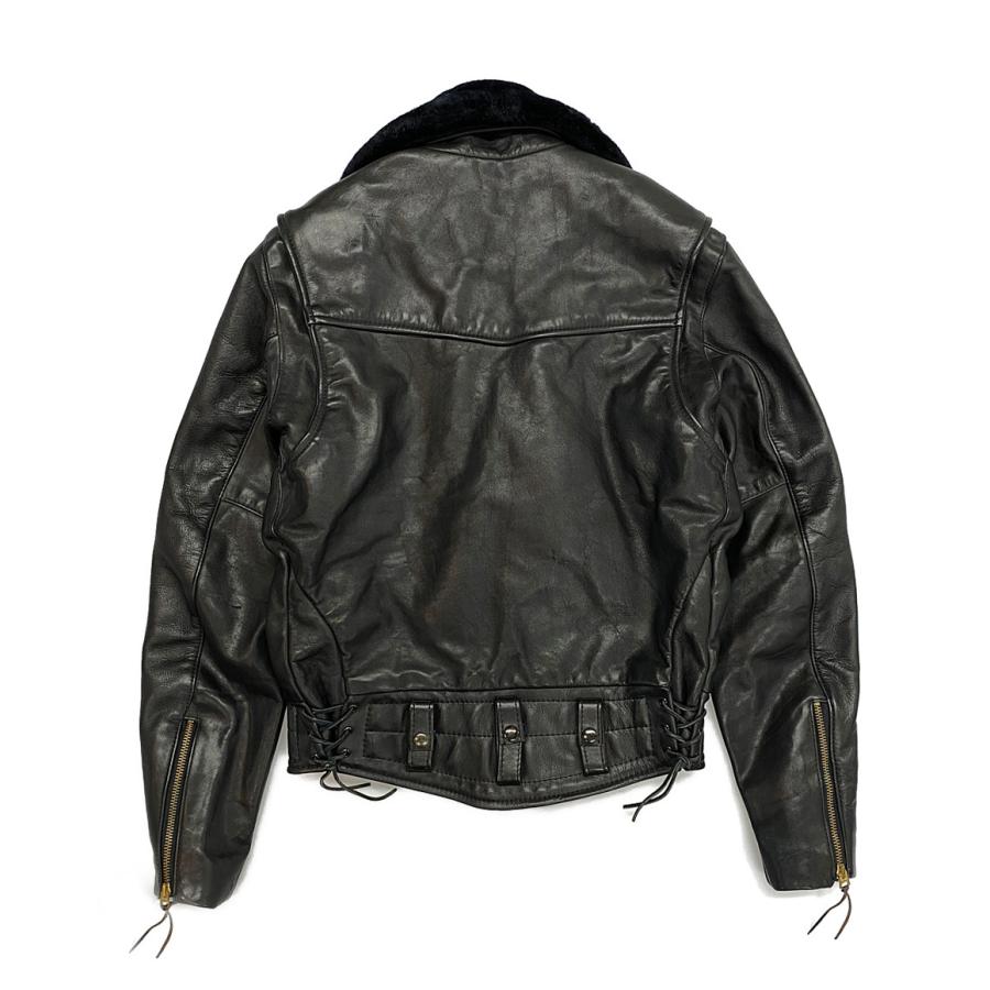 バンソン ライダースジャケット ボアカラー メンズ SIZE 38 VANSON