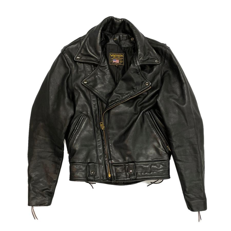 バンソン ライダースジャケット ボアカラー メンズ SIZE 38 VANSON