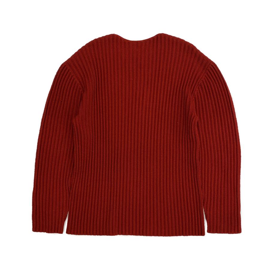 イッセイミヤケオムプリッセ プリーツニット レッド メンズ SIZE