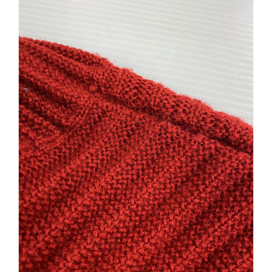 イッセイミヤケオムプリッセ プリーツニット レッド メンズ SIZE