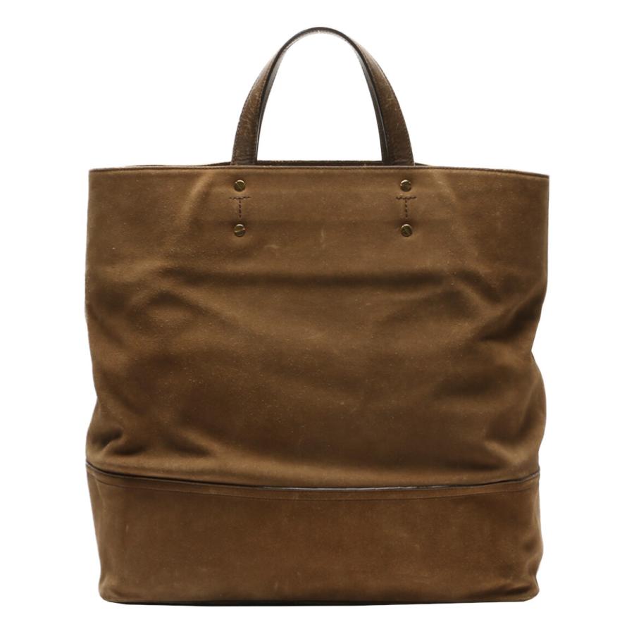 トムフォード トートバッグ スエード ブラウン メンズ TOM FORD 中古