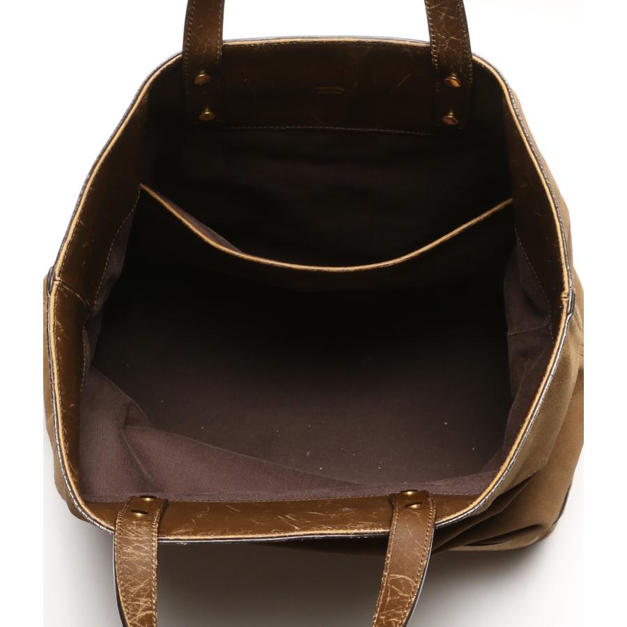 トムフォード トートバッグ スエード ブラウン メンズ TOM FORD 中古
