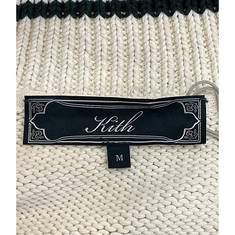キス ニットジップアップジャケット Wyona Full Zip Varsity Sweater 